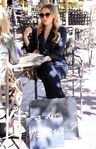 Kristen Bell out shopping at The Americana at Brand in Glendale 10/30/12