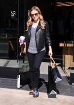 Kristen Bell out shopping at The Americana at Brand in Glendale 10/30/12