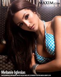 Melanie Iglesias in a bikini