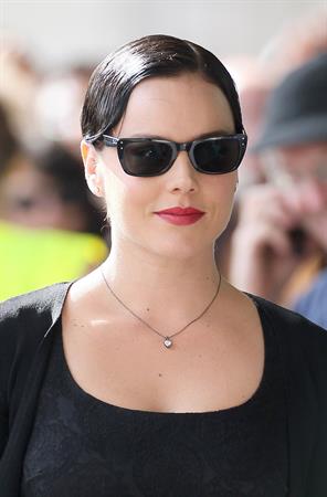 Abbie Cornish on set 1/8/2010