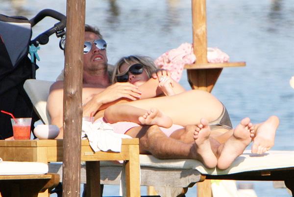 Abigail Clancy holiday at the Portocervo Hotel Cala di Volpe Sardinia Italy on July 12, 2010