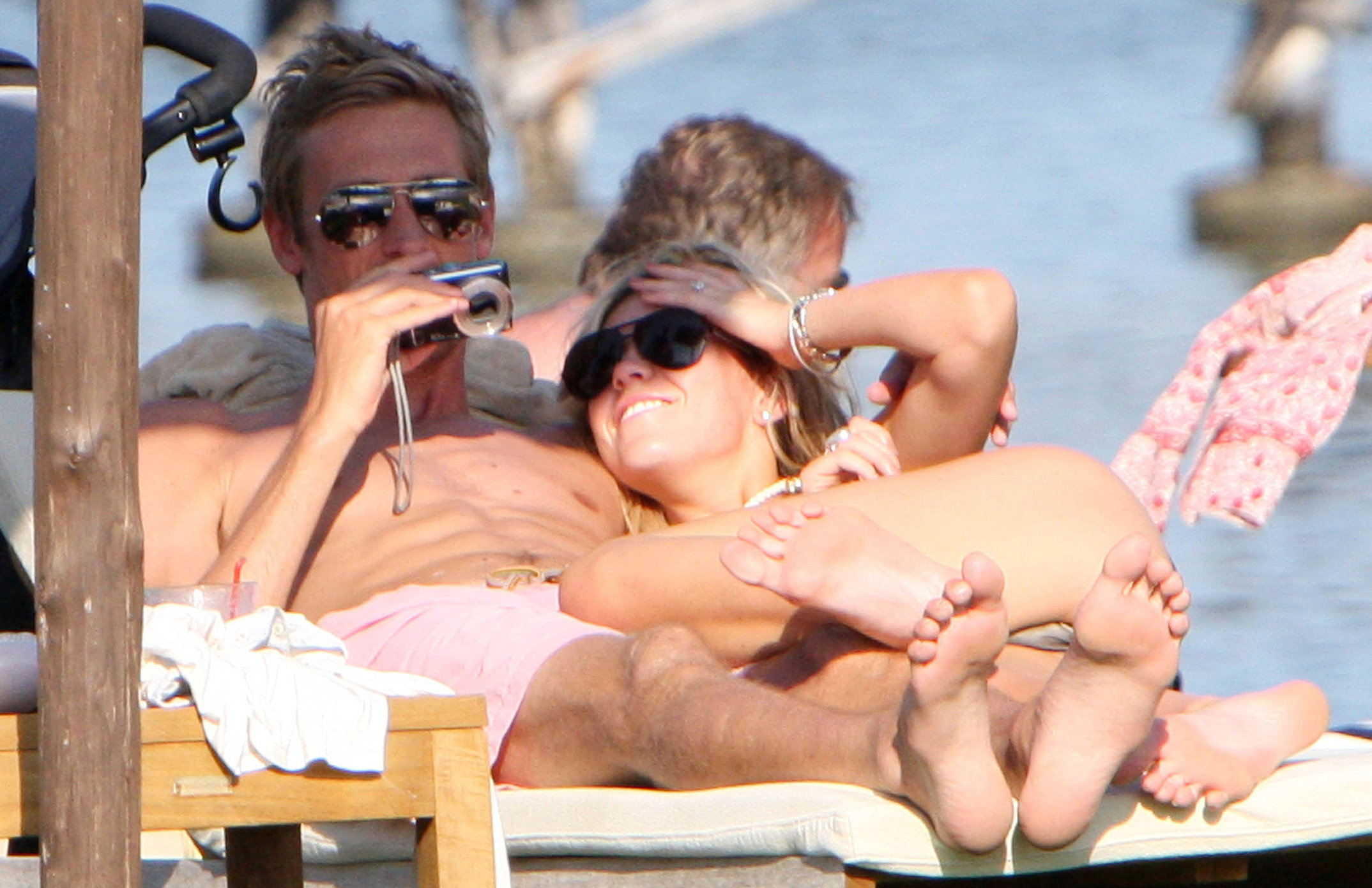 Abigail Clancy holiday at the Portocervo Hotel Cala di Volpe Sardinia Italy on July 12, 2010