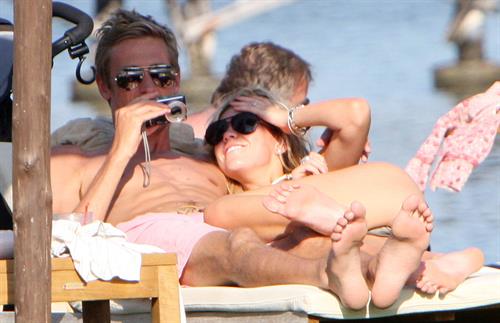 Abigail Clancy holiday at the Portocervo Hotel Cala di Volpe Sardinia Italy on July 12, 2010