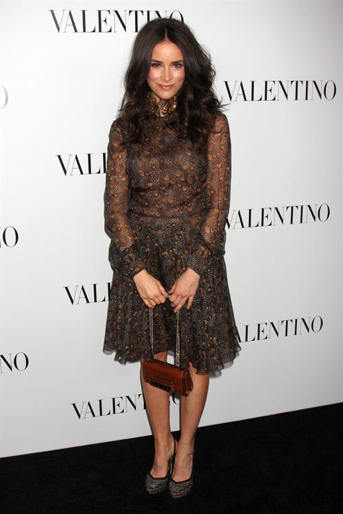 Abigail Spencer Valentino 50th anniversary and new flagship store opening in Beverly Hills on March 27, 2012