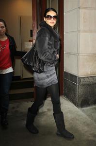 Adriana Lima leaving a medical office in New York City on November 8, 2011 