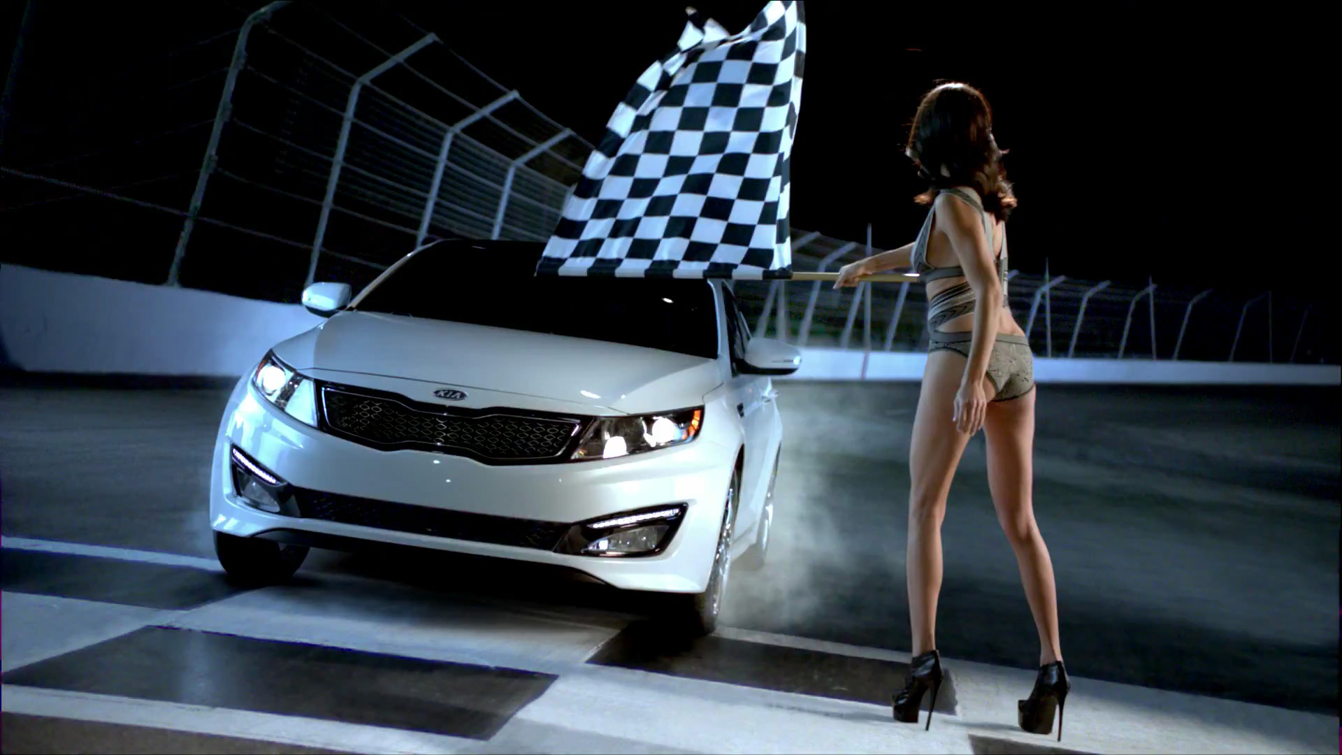 Adriana Lima KIA Super Bowl ad