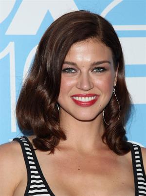 Adrianne Palicki Fox Upfront after party at Wollman Rink Central Park on May 17, 2010 