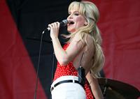 Aimee Anne duffy performing on stage during the 2009 V Festival on April 5, 2010 