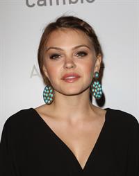 Aimee Teegarden premiere of the 1st social series Aim High held at Trousdale on October 18, 2011 