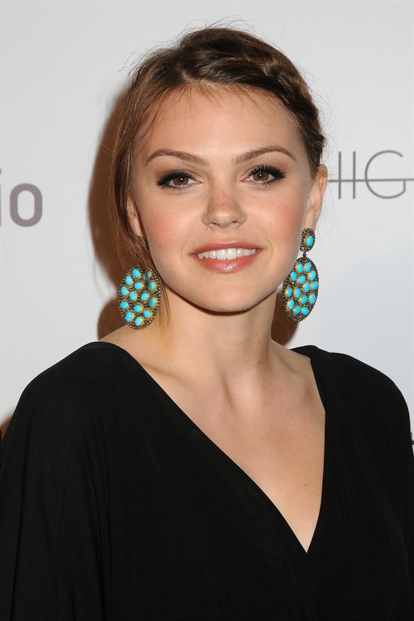 Aimee Teegarden premiere of the 1st social series Aim High held at Trousdale on October 18, 2011 