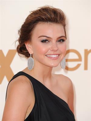 Aimee Teegarden 63rd annual Primetime Emmy Awards held at Nokia Theatre in Los Angeles on September 18, 2011