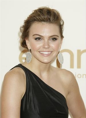 Aimee Teegarden 63rd annual Primetime Emmy Awards held at Nokia Theatre in Los Angeles on September 18, 2011