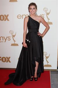 Aimee Teegarden 63rd annual Primetime Emmy Awards held at Nokia Theatre in Los Angeles on September 18, 2011