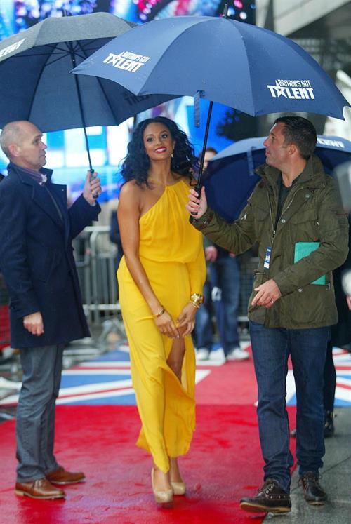 Alesha Dixon - Britains Got Talent Auditions Manchester - 20th Jan 2012