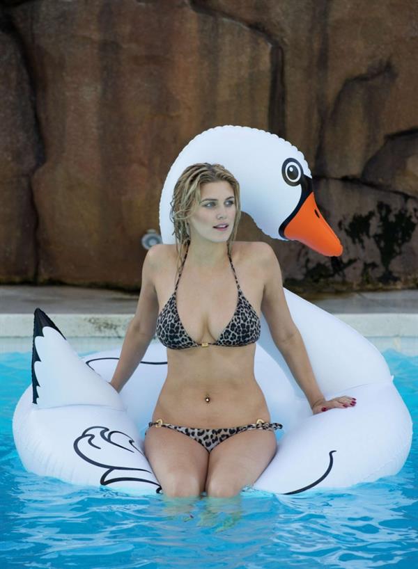 Ashley James in a bikini