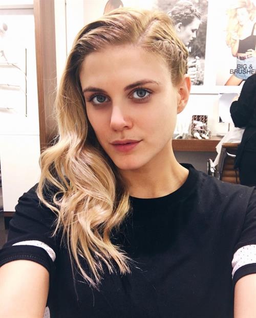 Ashley James taking a selfie