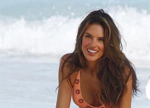 Alessandra Ambrosio at a Victoria's Secret photoshoot on the beach in St. Barts 12/16/12 