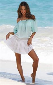 Alessandra Ambrosio at a Victoria's Secret photoshoot on the beach in St. Barts 12/16/12 