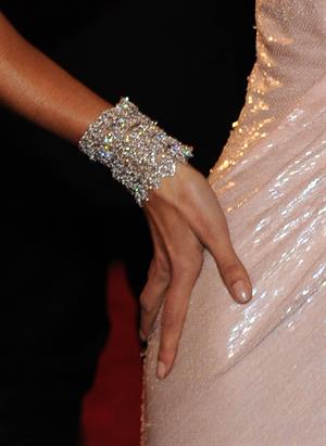 Alessandra Ambrosio attends the Metropolitan Museum of Arts 2010 costume institute ball on May 2, 2010 in New York City