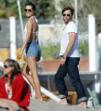 Alessandra Ambrosio at Malibu Beach on May 29, 2011