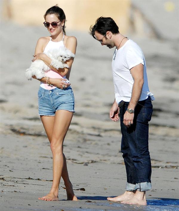 Alessandra Ambrosio at Malibu Beach on May 29, 2011