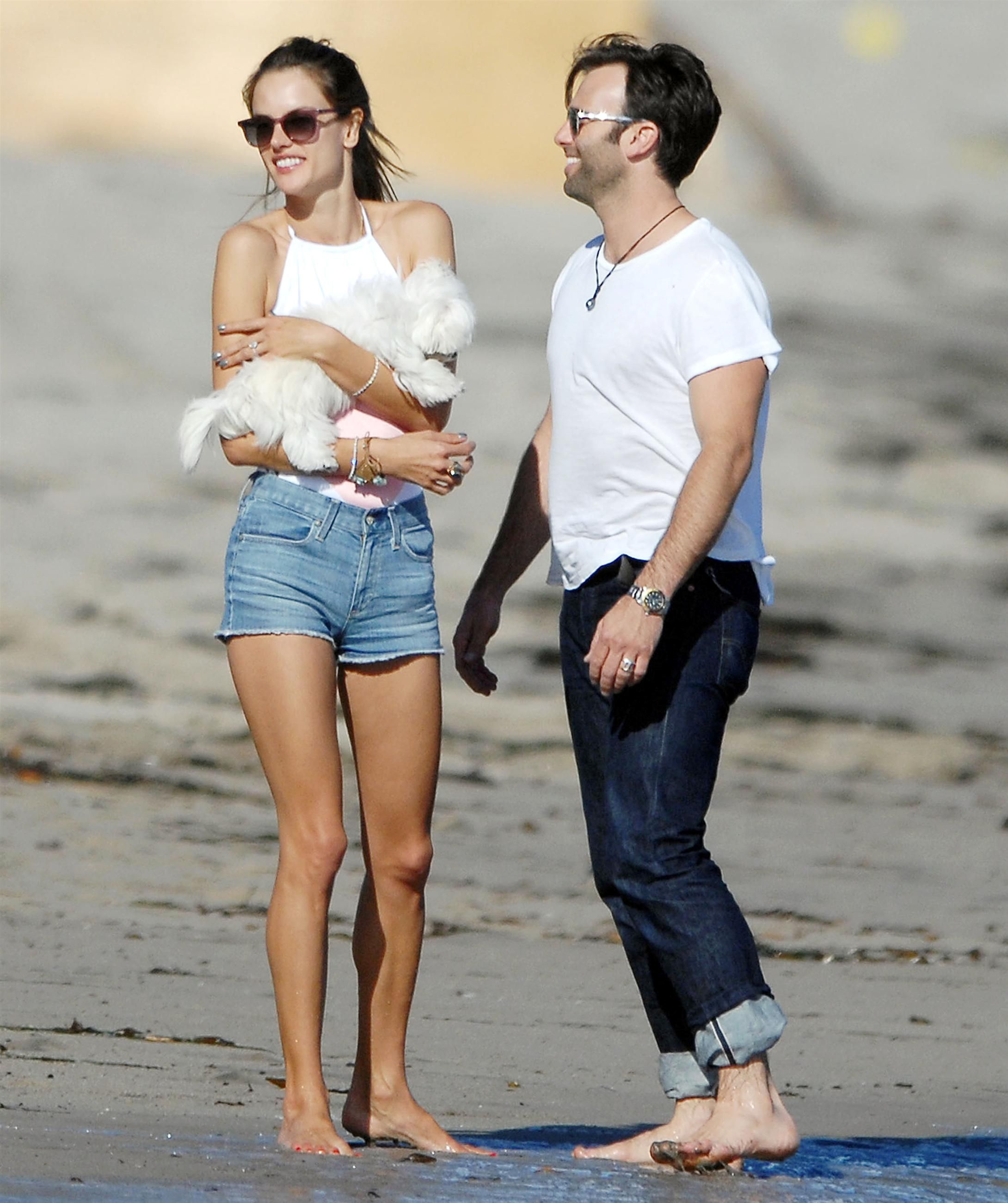 Alessandra Ambrosio at Malibu Beach on May 29, 2011
