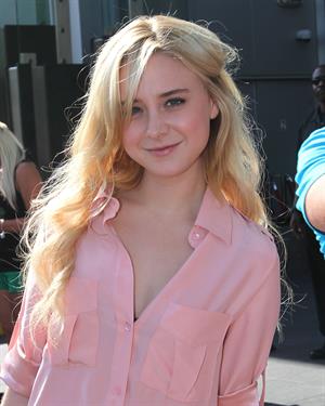 Alessandra Torresani outside comic con on July 21, 2011