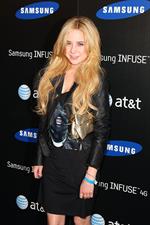 Alessandra Torresani attends the Samsung Infuse 4G launch party in Hollywood on May 12, 2011