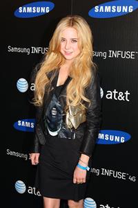 Alessandra Torresani attends the Samsung Infuse 4G launch party in Hollywood on May 12, 2011