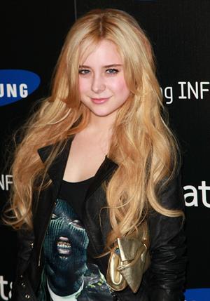 Alessandra Torresani attends the Samsung Infuse 4G launch party in Hollywood on May 12, 2011