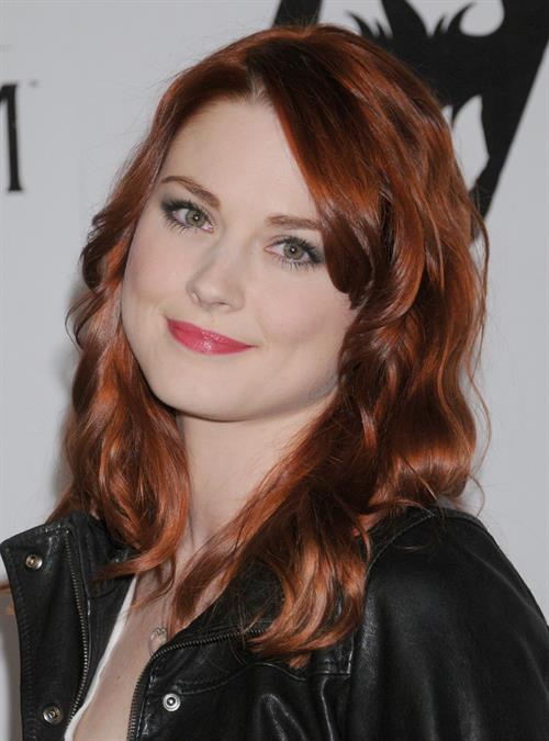 Alexandra Breckenridge attends The Elder Scrolls V Skyrim video game launch party in Los Angeles on November 8, 2011
