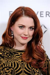 Alexandra Breckenridge Forevermark and Instyle Golden Globe event on January 10, 2012