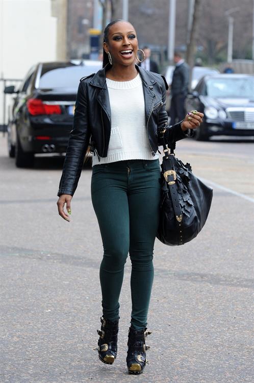 Alexandra Burke out at South Bank in London March 13, 2012 