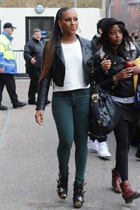 Alexandra Burke out at South Bank in London March 13, 2012 