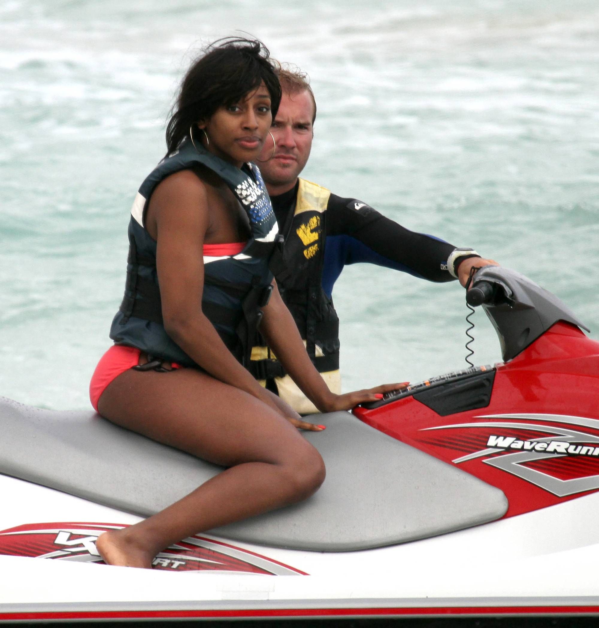 Alexandra Burke bikinis Miami on March 6, 2011 