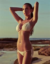 Chanel Stewart in a bikini