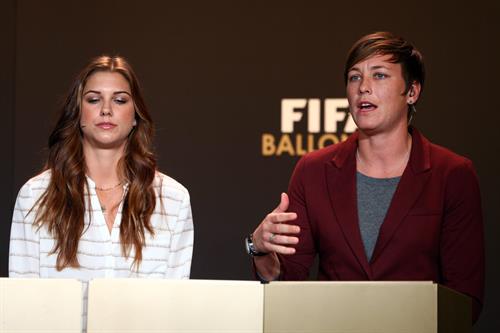 Alex Morgan FIFA Ballon d'Or Gala 2012, Jan 7, 2013 