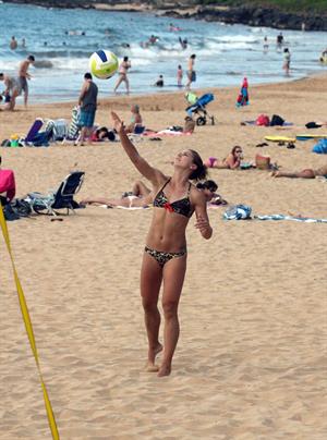 Alex Morgan bikini candids in Hawaii 12/19/12 