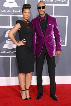 Alicia Keys attends the 54th annual Grammy Awards on February 12, 2012