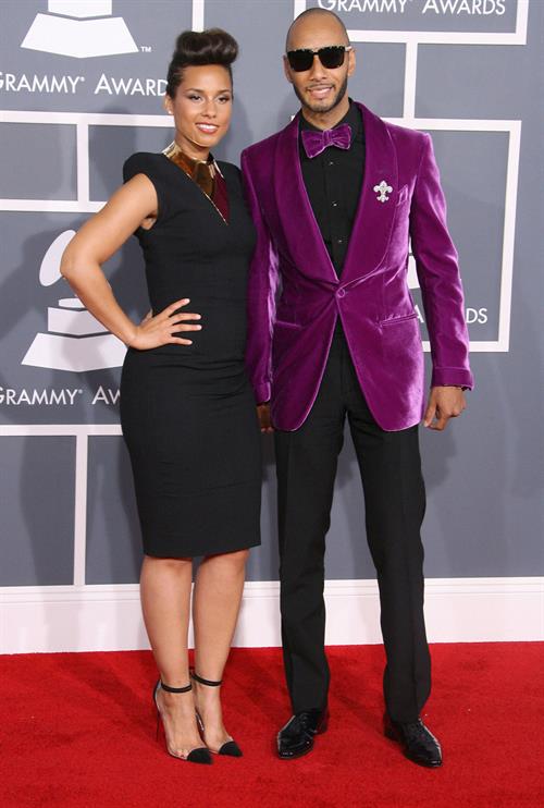 Alicia Keys attends the 54th annual Grammy Awards on February 12, 2012