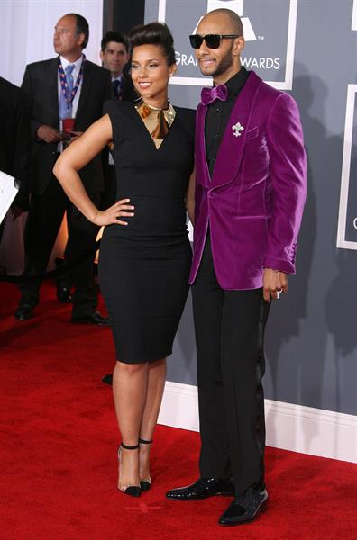 Alicia Keys attends the 54th annual Grammy Awards on February 12, 2012