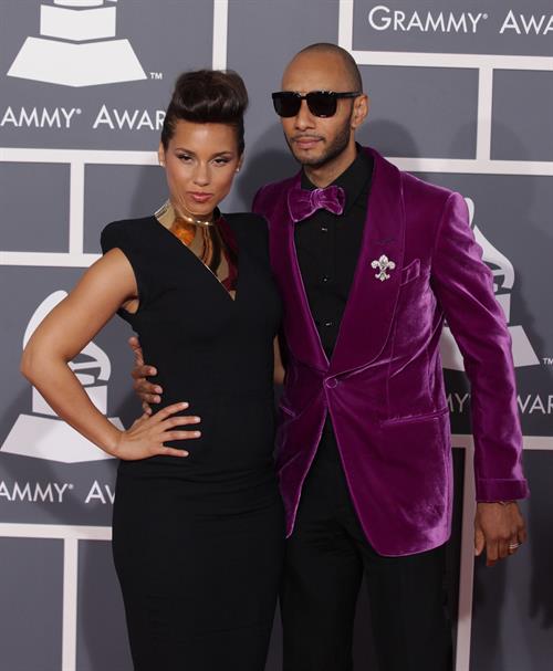 Alicia Keys attends the 54th annual Grammy Awards on February 12, 2012
