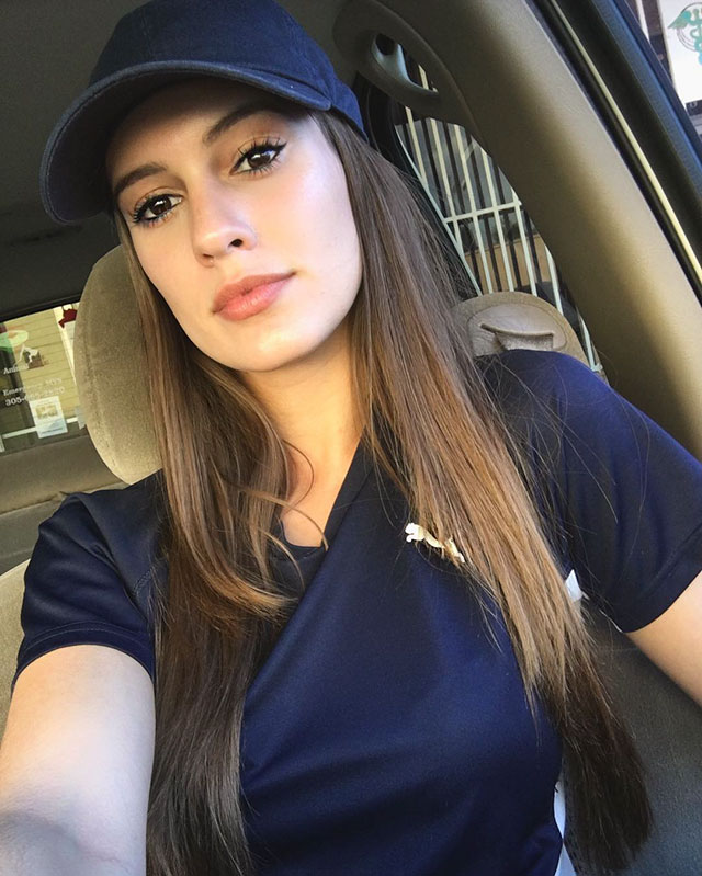 Betsy Alvarez taking a selfie