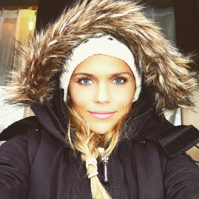 Hilde Osland taking a selfie