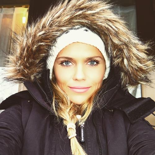 Hilde Osland taking a selfie