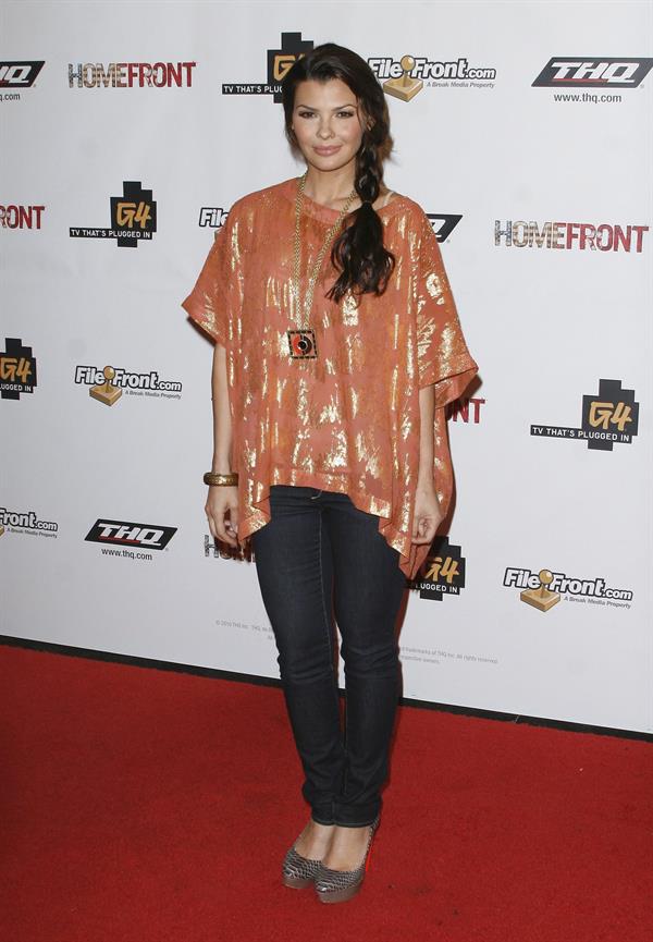 Ali Landry attends the Take No Prisoners E3 party in Los Angeles on June 16, 2010 
