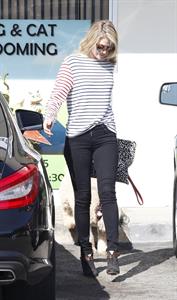 Ali Larter at the dog groomers in Los Angeles 10/22/13  