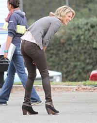 Ali Larter Filming 'You're Not You' in Los Angeles (November 15, 2012) 