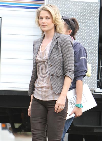 Ali Larter Filming 'You're Not You' in Los Angeles (November 15, 2012) 