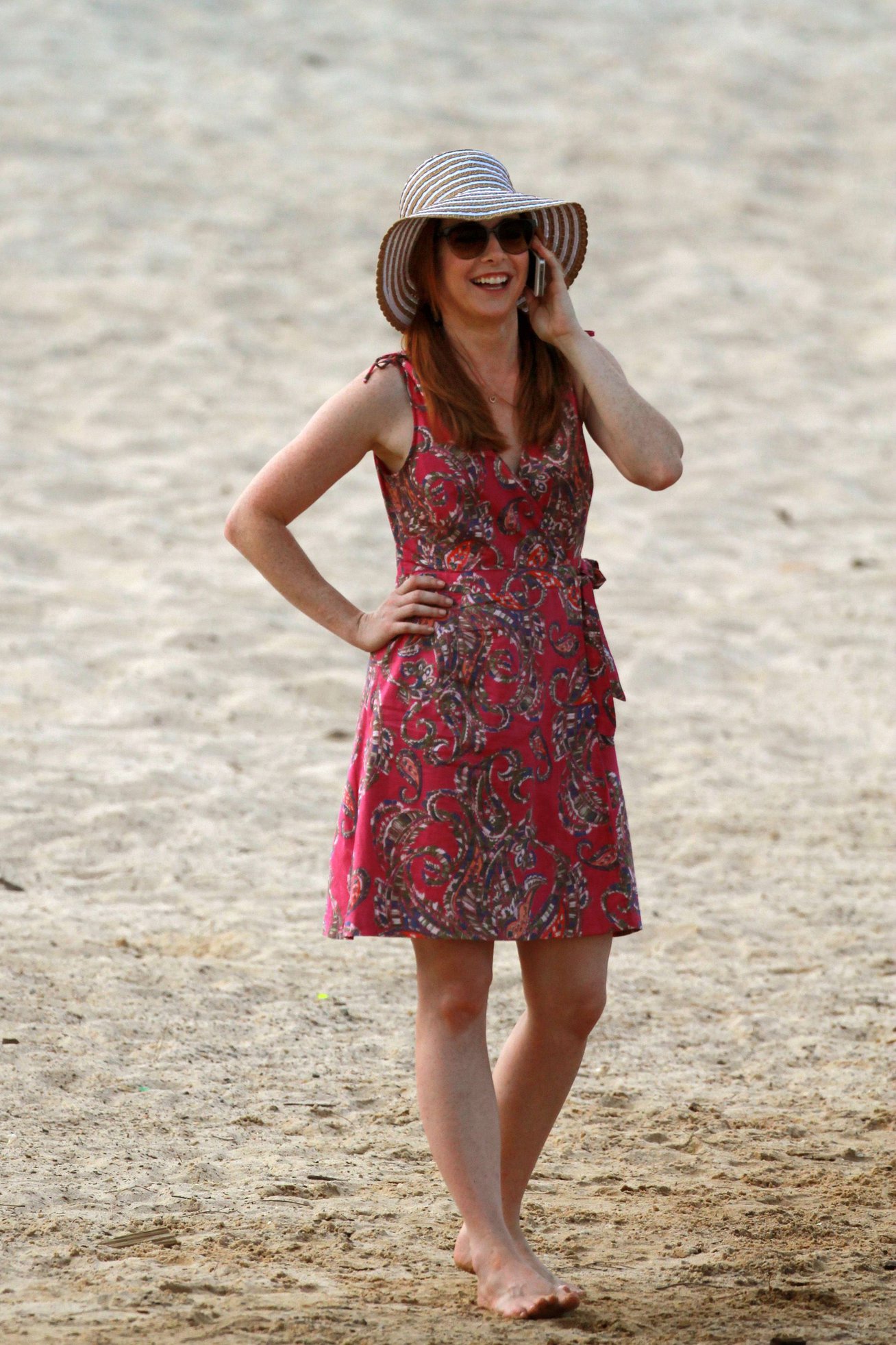 Alyson Hannigan on set American Reunion on July 23, 2011 